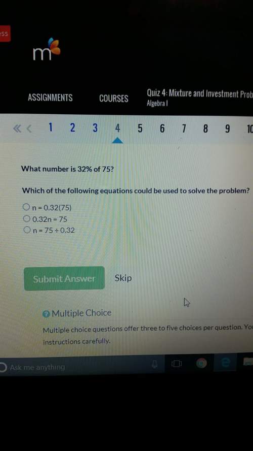 What number is 32% of 75 what equation would you use