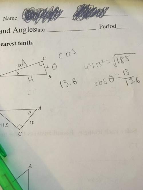 Ineed answer checked finding missing side of triangle using cosine.