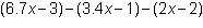 Jakob simplified the expression as shown. what was jakob’s error in subtracting th