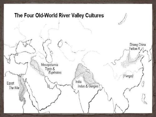 Questions here relative locations 1) egypt is of mesopotamia 2) indus valley is of chi