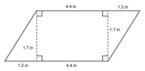 An artist uses parallelogram-shaped decorative tiles to create a design. one tile is shown. wh