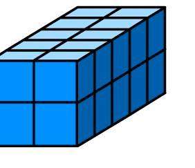 Each cube in this rectangular prism is 1 cm3. what is the volume of the rectangular prism?