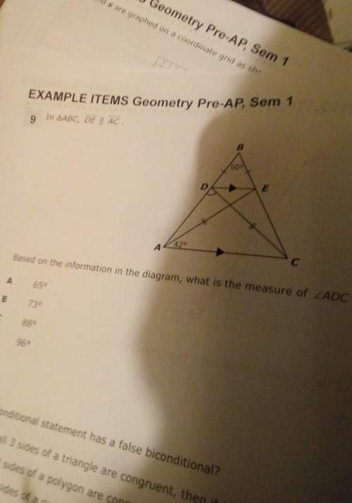 Based on the information on the diagram, what is the measure of angle adc?