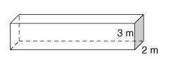 What is the surface area of the rectangular prism, if its length is 17 meters?