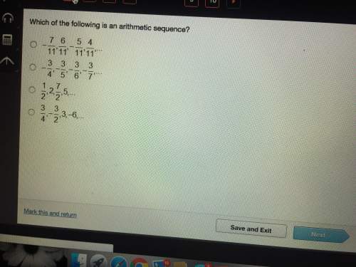 Which of the following is an arithmetic sequence?