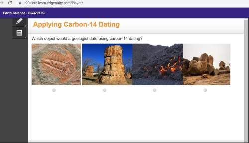 Which object would a geologist date using carbon-14 dating?