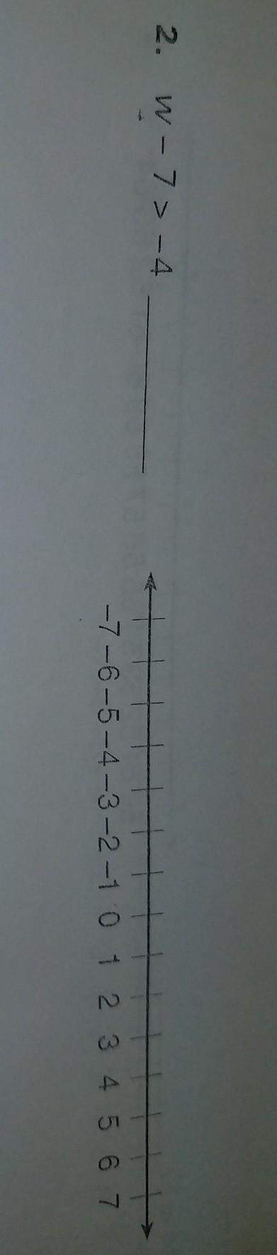 With solve each inequality and graph the solution on the number line.