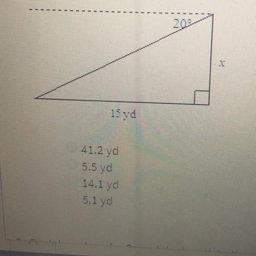 Find the value of x. 41.2 yd 5.5 yd  14.1 yd 5.1 yd