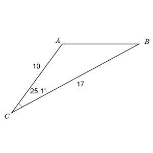 What is the area of △abc ?  enter your answer, as a decimal, in