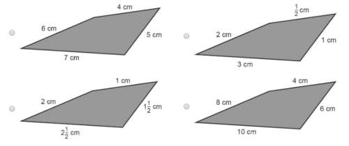 What figure is a dilation of figure a by a factor of 2?  note that the images are not ne