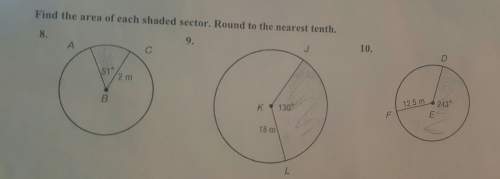 What's the area of each shaded sectors don't understand how to work it out