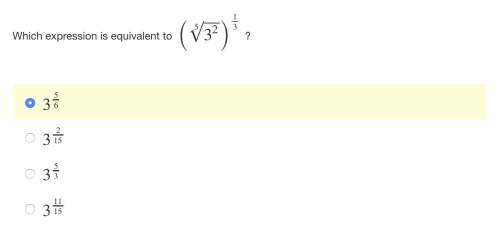 Which expression is equivalent to (32‾‾√5)13 ?