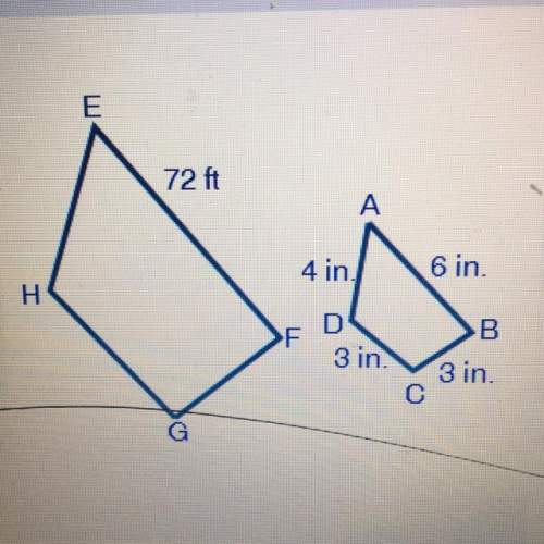 Quadrilateral abcd is the figure below represents a scaled-down model of a walkway around a historic