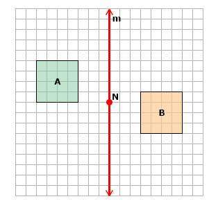 Which transformation was applied to figure a to form figure b?  a. figure a was translated 3 u