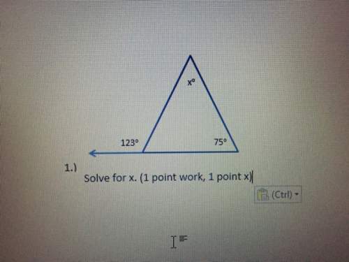 And solve for x! (: you in advance.
