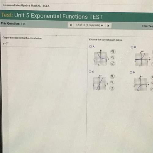 Graph the exponential function below  40 easy