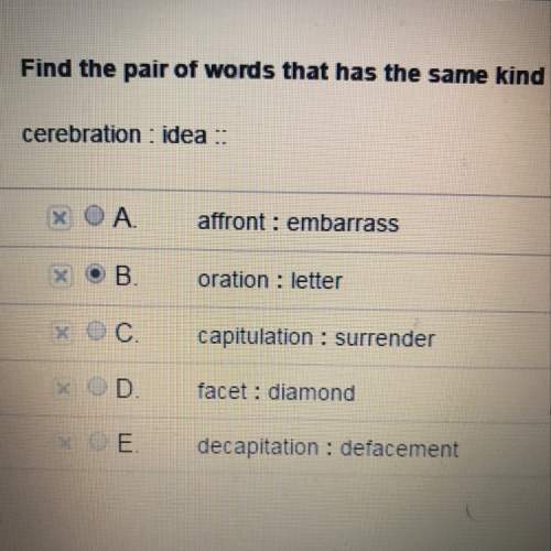 Find the pair of words that has the same kind of relationship as the numbered pair .