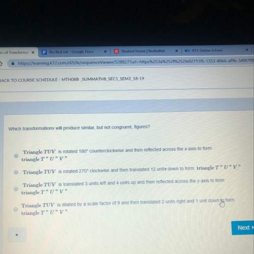 Which transformations will produce similar but not congruent figures