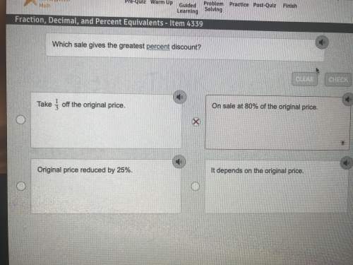 Which sale gives the greatest percent discount?