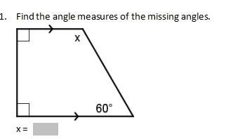 Find the measures of the missing angles (picture attached)