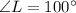 \angle L = 100^{\circ}