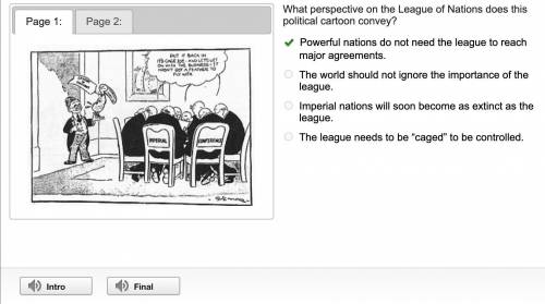 Page 1:

Page 2:
What perspective on the League of Nations does this
political cartoon convey?
PUT S