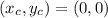 (x_c,y_c) = (0,0)