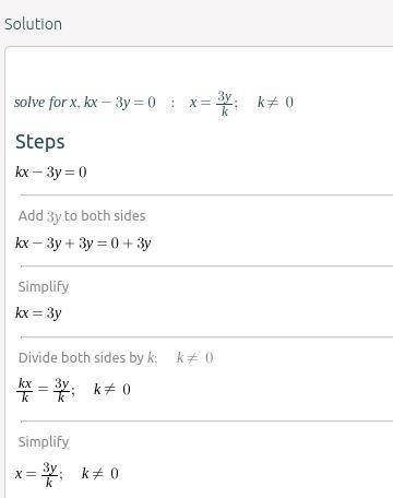 Determine el valor de k en la ecuación de la recta kx-3y=0 que es perpendicular a la recta y=2x+4.