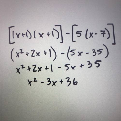 Write a polynomial in standard form that represents the area of the shaded region