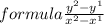 formula \frac{ {y}^{2} -  {y}^{1}  }{ {x}^{2} -  {x}^{1}  }