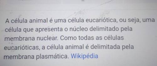 Compare as celulas animais e vegetais​