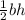 \frac{1}{2} bh\\