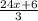 \frac{24x+6}{3}