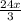 \frac{24x}{3}