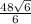 \frac{48\sqrt{6}}{6}