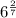 6^{\frac{2}{7} }