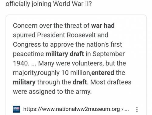 Why did the U.S. set up a draft before it even went into war and what was it called?