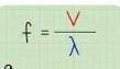 What is the frequency of a wave that has a wavelength of0.20 m and a speed of 22 m/s?