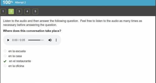 Listen to the audio and then answer the following question. Feel free to listen to the audio as many