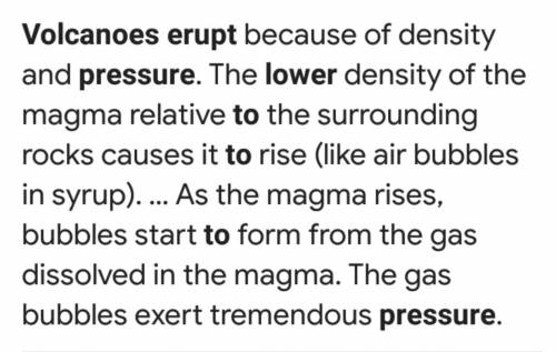 How can pressure effect eruption styles of volcanoes?