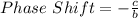 Phase\ Shift = -\frac{c}{b}