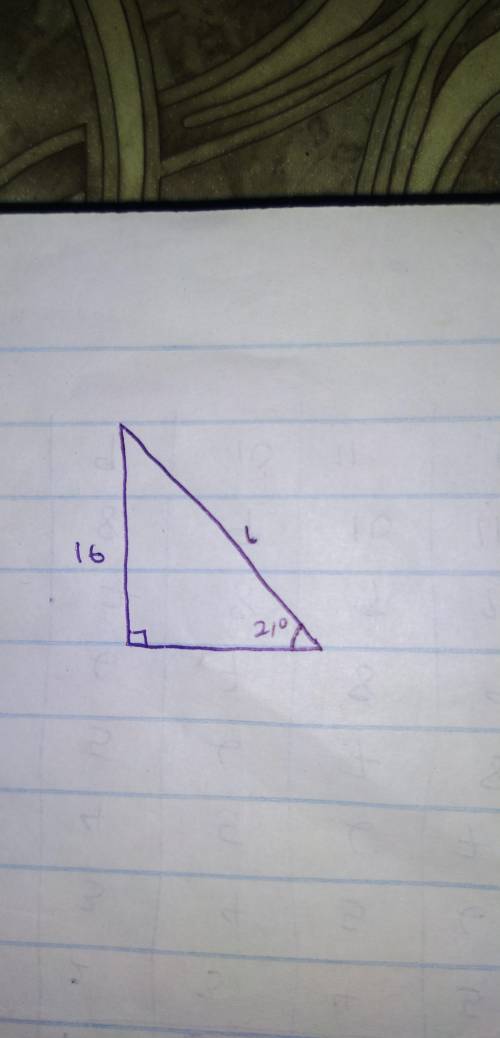 Jimmy Neutron is building a skateboarding ramp that is 16 inches high. The angle formed by the ramp