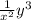 \frac{1}{ {x}^{2} }  {y}^{3}