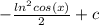 -\frac{ln^2cos(x)}{2} + c