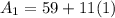 A_1=59+11(1)