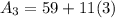 A_3=59+11(3)