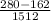 \frac{280 - 162}{1512}