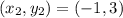 (x_2,y_2) = (-1,3)