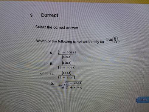 What’s not an identity for ^tan (x/2)