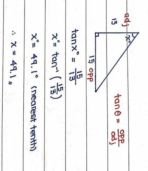 Can someone help me with this?
Find x. Round to the nearest tenth.
xº
13
15